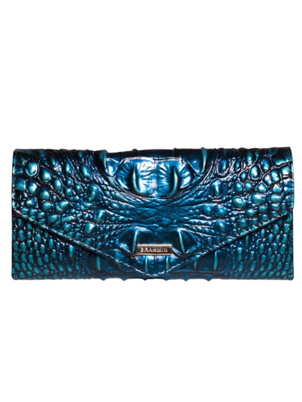 Brahmin Veronica Wallet in Blue Patina Melbourne - NWT